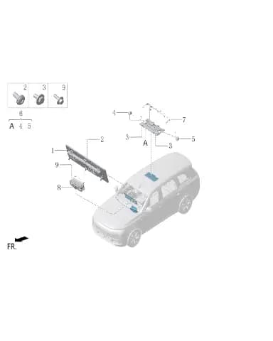 Шестигранный звездчатый формованный фланец болт для Lixiang L7, M01-89010049