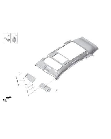 Металлический клипса для Lixiang L7, M01-82040307