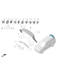 Пластиковый клипса для Lixiang L7, M01-89691001