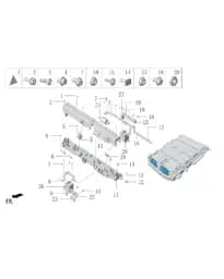 Высоковольтный реле 1 для Lixiang L7, M01B-90000182