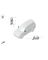 Болт с шестигранной головкой и плоской шайбой в сборе для Lixiang L7, Q140B0616F70L