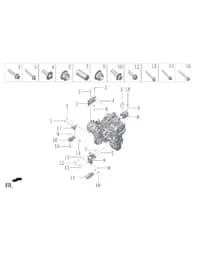 Болт с шестигранным фланцем для Lixiang L7, Q1851255TF61
