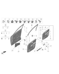 Болт с шестигранным фланцем для Lixiang L7, Q1860612F36