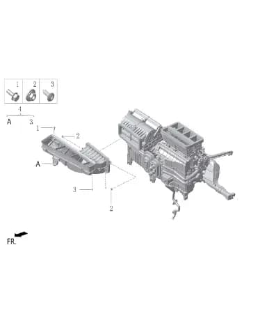 Болт с шестигранным фланцем для Lixiang L7, Q1860616F36