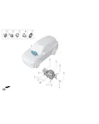 Болт с шестигранным фланцем для Lixiang L7, Q1860616F36