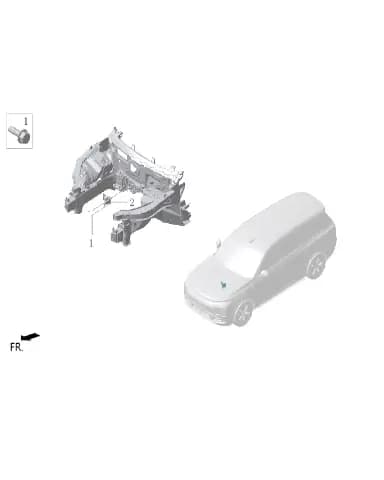 Болт с шестигранным фланцем для Lixiang L7, Q1860620F61