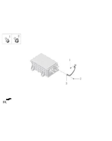 Болт с шестигранным фланцем для Lixiang L7, Q1860816F70