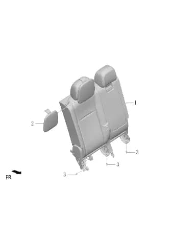Мягкий подголовник для Lixiang L7, W01-55010014