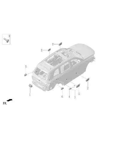 Зарядный порт indicator фара для Lixiang L7, X01-21050057
