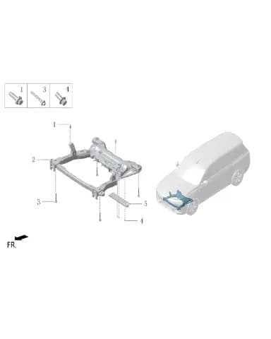 Chassis удар балка для Lixiang L7, X01-28100032