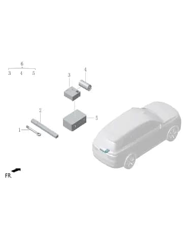 Буксировочный крюк для Lixiang L7, X01-39160011