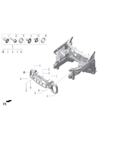Металлический шайба для Lixiang L7, X01-84060026