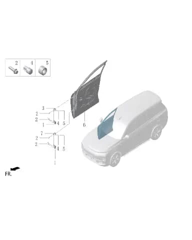 Болт с шестигранным фланцем для Lixiang L7, X01-89186113