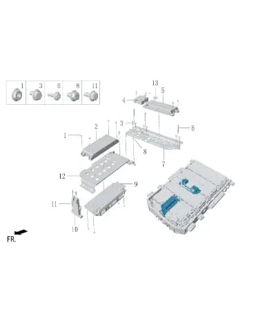 CSC батарея контроль блок A для Lixiang L7, X01-90000506