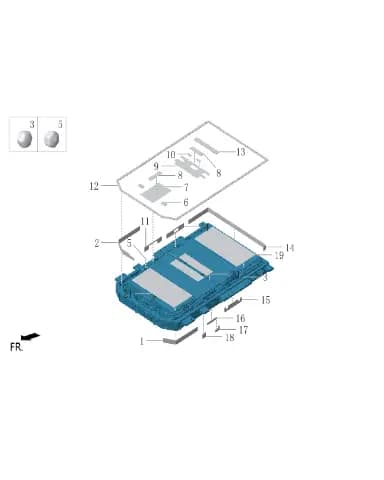 Структурный клей A для Lixiang L7, X01-90000786