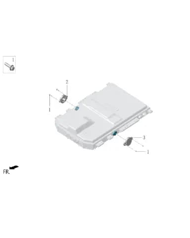 Болт с шестигранным фланцем для Lixiang L7, X02-90000115