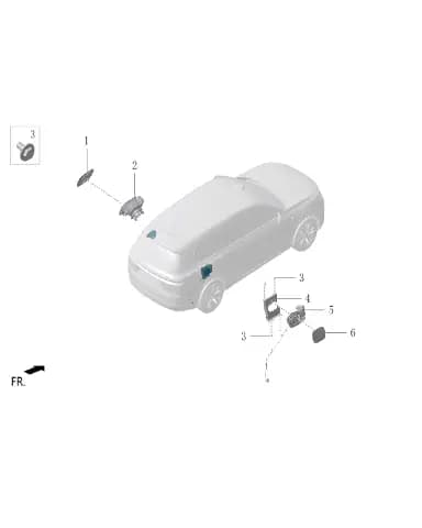 Топливный filler крышка для Lixiang L7, X03-54160012