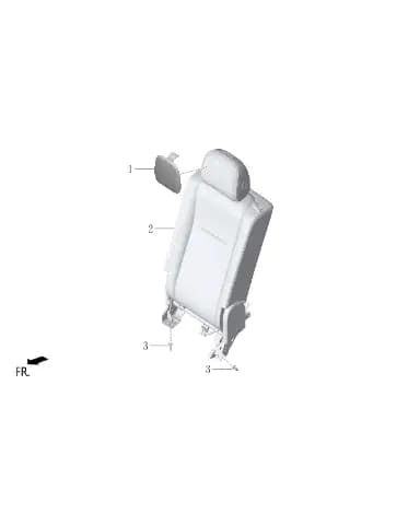 Второй ряд 40% сиденье в сборе для Lixiang L7, X03-55030024