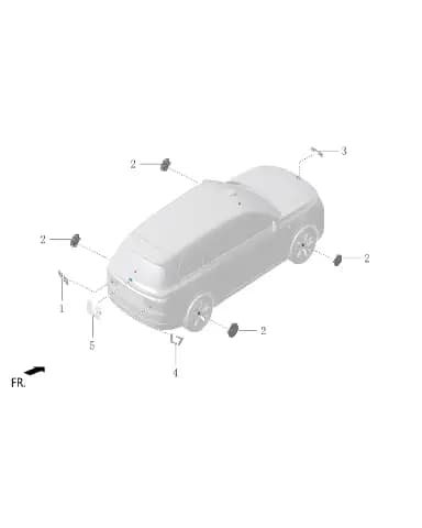 Brand name эмблема в сборе для Lixiang L7, X03-82090011