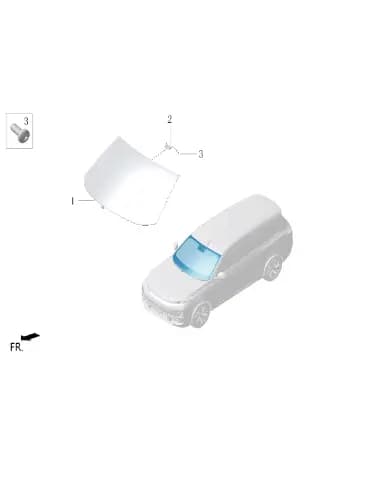 Лобовое стекло в сборе для Lixiang L7, X03-82110015
