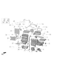 Вентилятор в сборе для Lixiang L7, X03-90000208