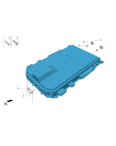 Болт с шестигранным фланцем для Lixiang L7, X03-90000436