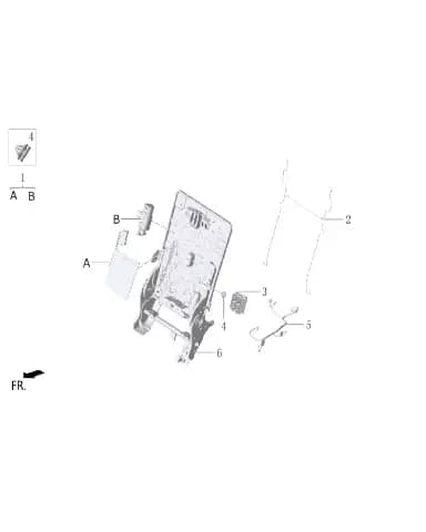 Жгут проводки крепление кронштейн для Lixiang L7, X03-90000658