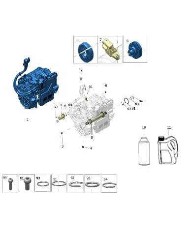 Сапун клапан для Zeekr X, 6608011092