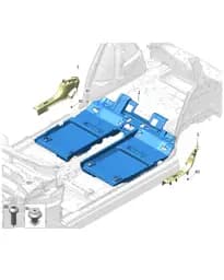 Левый боковой задняя дверь порог декоративная панель для Zeekr X, 6608020269BA0