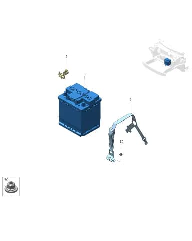 Батарея strap для Zeekr X, 6608077926