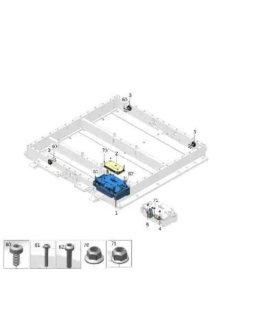 Фланцевая гайка для Zeekr X, 6608084483