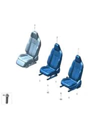 Правый передний сиденье в сборе для Zeekr X, 6608103702GA8