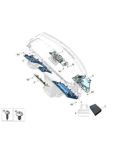 Шестигранный винт st4.8x19 для Zeekr X, 8888010354
