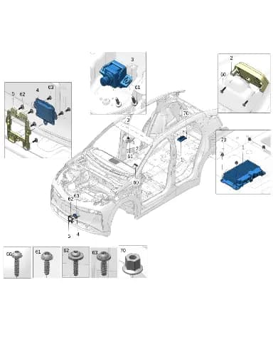 Шестигранный винт pf3*12 для Zeekr X, 8888011390