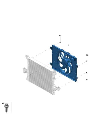 Болт M6x20 для Zeekr X, 8888090498
