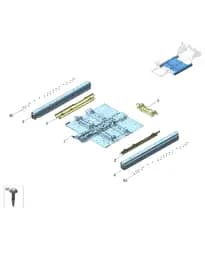 Левый дверь порог в сборе для Zeekr X, 8890758370C15
