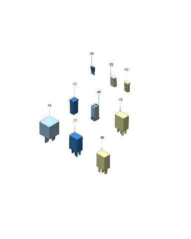 Предохранитель ET предохранитель 60a для Zeekr X, 8892158029