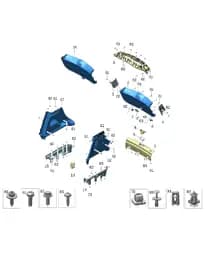 Багажный отсек педаль для Zeekr X, 8892636064BA0