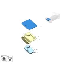 Багажный отсек хранение hopper крышка для Zeekr X, 8892673103BA0
