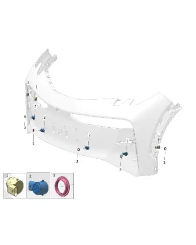 Парктроник датчики для Zeekr X, 8893954036C90