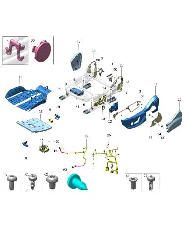Отопление подушка для Zeekr X, 8894523479