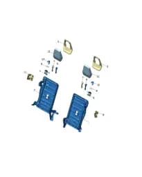 Спинка замок крышка для Zeekr X, 8894551457GA8