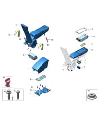 Центральная консоль Жгут проводки для Zeekr X, 8894940557