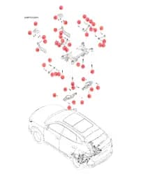 Гайки с шестигранным фланцем для BYD Song DM-i 2024, 13817229-00