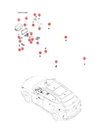 Комбинированный переключатель в сборе для BYD Song DM-i 2024, 13804356-00