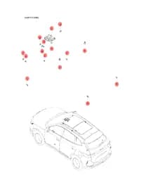 Фонарь левой двери для BYD Song DM-i 2024, 15138658-00
