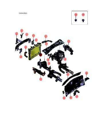 Левого переднего колеса в сборе для BYD Song Plus DM-i 2023, 13667707-00