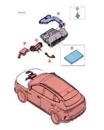 Впускной шланг в сборе для BYD Song Plus DM-i 2023, 13011358-00