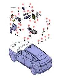 Малый датчик серый для BYD Song Plus DM-i 2023, 15407276-00