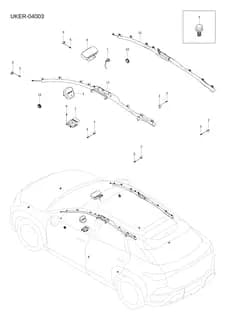 Электронный блок управления SRS для BYD Sealion 07 EV, 15074760-00